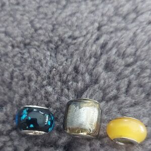 Set of Three Colorful Beads
